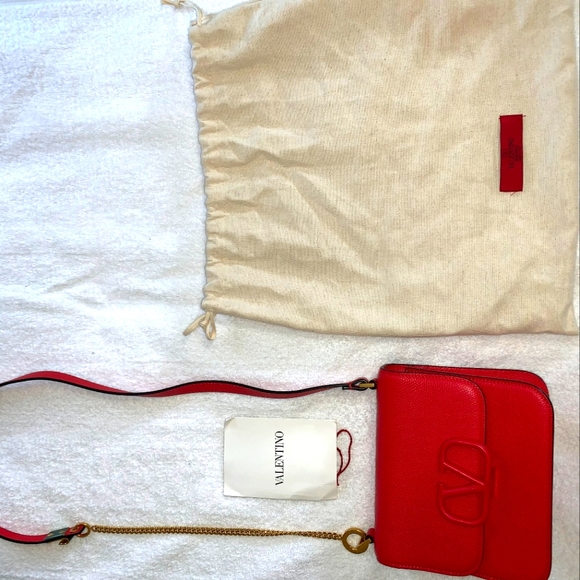 Valentino Calfskin VSling Small Shoulder Bag - Picture 1 of 8